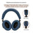 For Sennheiser ACCENTUM Plus / ACCENTUM Silicone Protective Case Set (2Pcs Earpad Cover + Headband Sleeve) - Dark Blue - 3