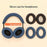 For Sennheiser ACCENTUM Plus / ACCENTUM Silicone Protective Case Set (2Pcs Earpad Cover + Headband Sleeve) - Dark Blue - 4
