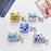 For AirPods 3 Protective Case Blue Eye Cat Soft TPU Earphone Cover with Pendant - White - 3