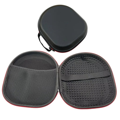 Carrying Case for SteelSeries Arctis Nova 1/3/5/7/Pro Headphone Shockproof EVA Hard Shell Storage Bag - Leather Style/ Black - 1