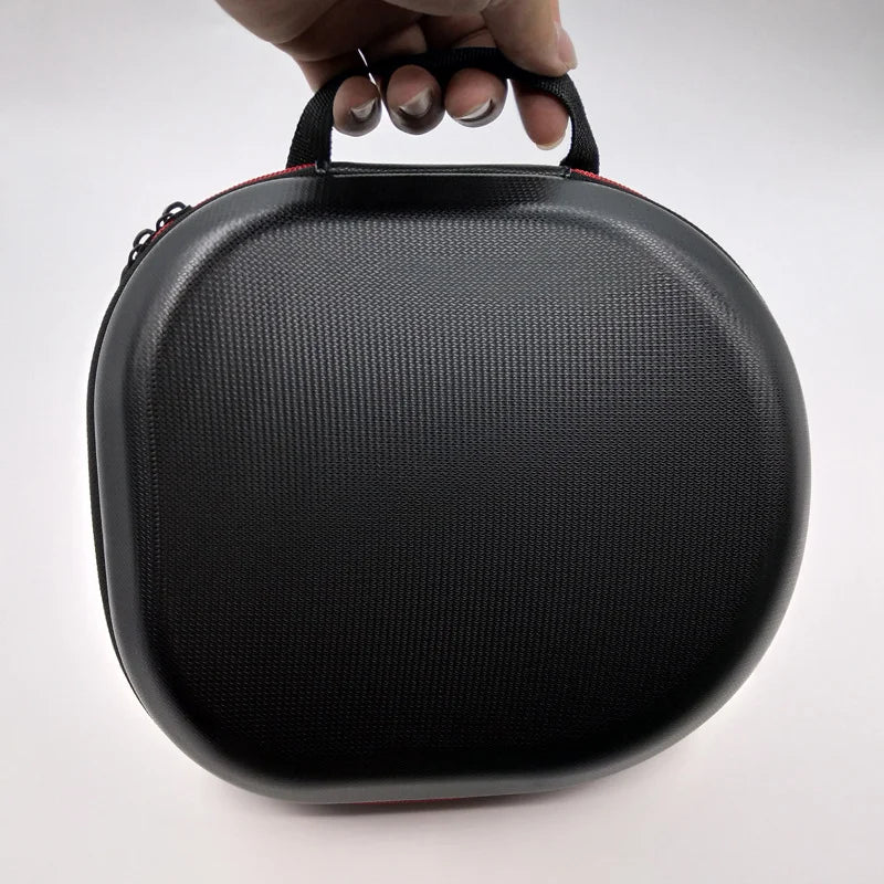 Carrying Case for SteelSeries Arctis Nova 1/3/5/7/Pro Headphone Shockproof EVA Hard Shell Storage Bag - Leather Style/ Black - 5