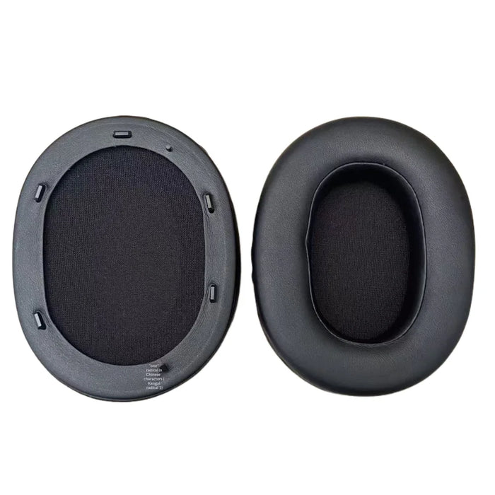 2Pcs for Sony ULT WEAR WH-ULT900N Earpad Protein Leather Memory Foam Replacement Ear Cushion - Black - 1