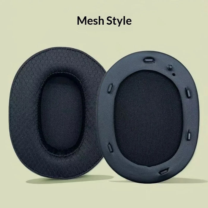 2Pcs for Sony ULT WEAR WH-ULT900N Earpad Protein Leather Memory Foam Replacement Ear Cushion - Black - 3