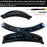 For Sony WH-CH720N Headphones Snap-on Protein Leather Headband Cushion Replacement - Black - 5