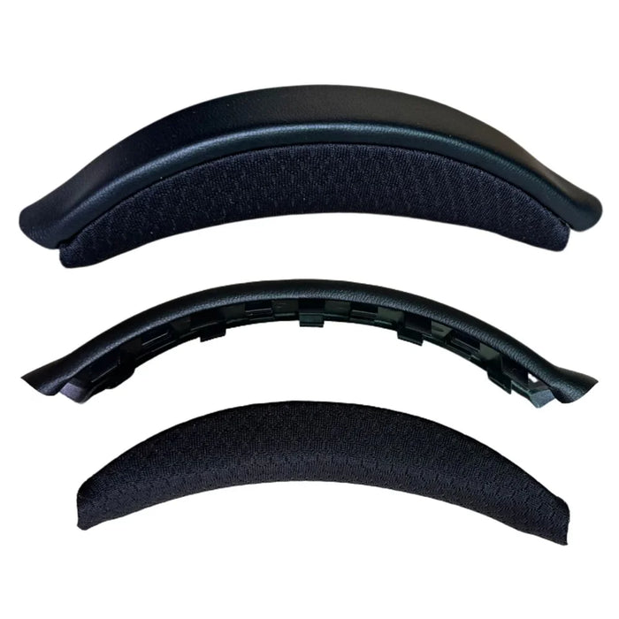For Sony WH-XB910N Headband Cushion Snap-on Protein Leather Breathable Replacement Headband Pad - Black - 2