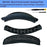 For Sony WH-XB910N Headband Cushion Snap-on Protein Leather Breathable Replacement Headband Pad - Black - 6