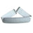For Corsair HS80 RGB Wireless/USB Adjustable Magic Tape PU Leather + Nylon Replacement Headband Strap - Gray - 1