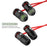 NEW BEE 6 Pairs S/M/L In Ear Memory Foam Silicone Ear Tips Noise Blocking Earbuds Caps - Black - 2