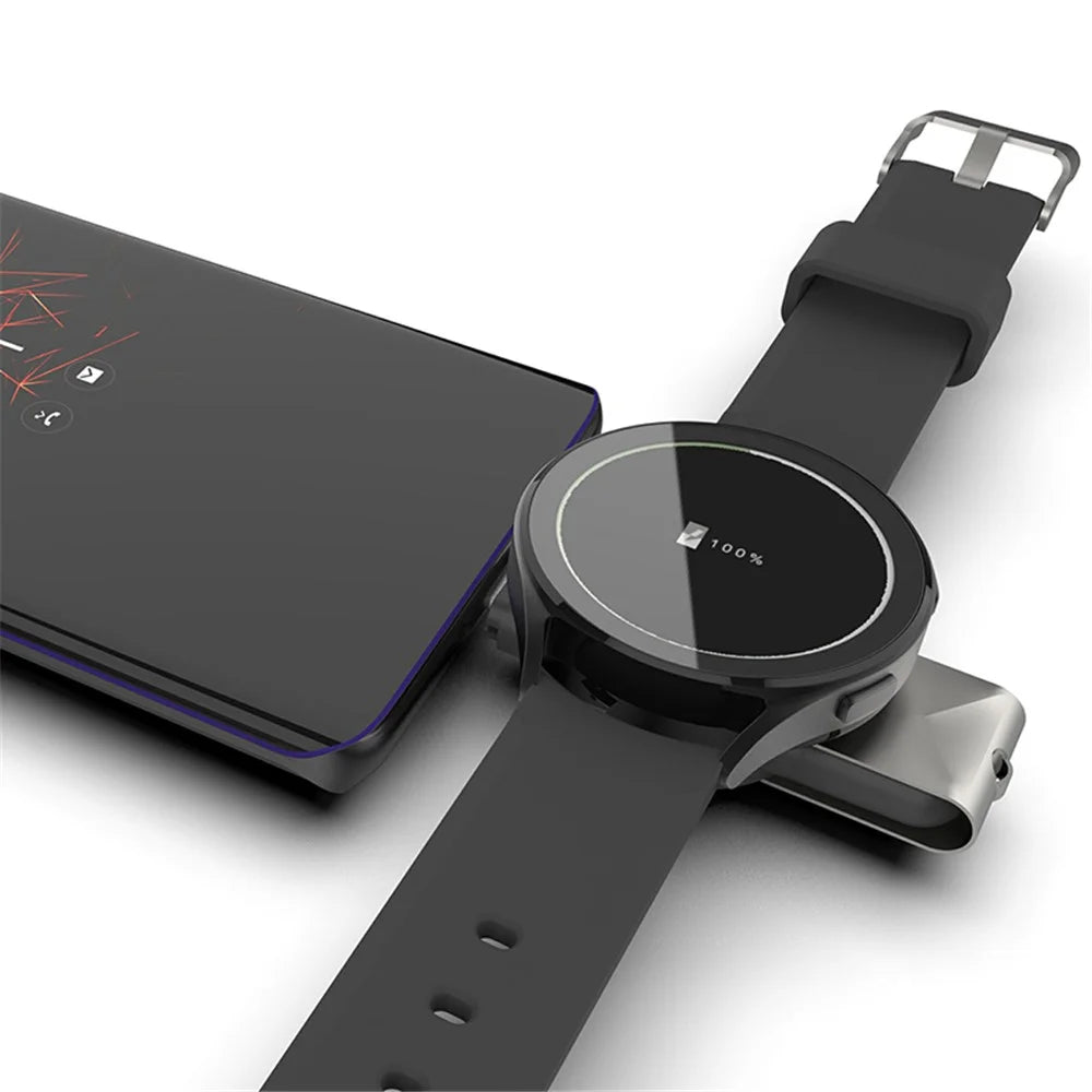 T304-S USB+Type-C 2 in 1 Magnetic Wireless Fast Charger for Samsung Galaxy Watch 3 4/Galaxy Watch Active 1 2 - 6