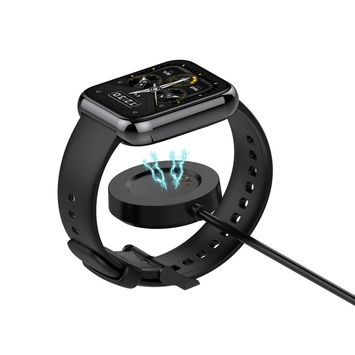 Portable Smart Watch Charger Magnetic Charging Dock with 1m USB Cable for Realme Watch 2/2 Pro - 1