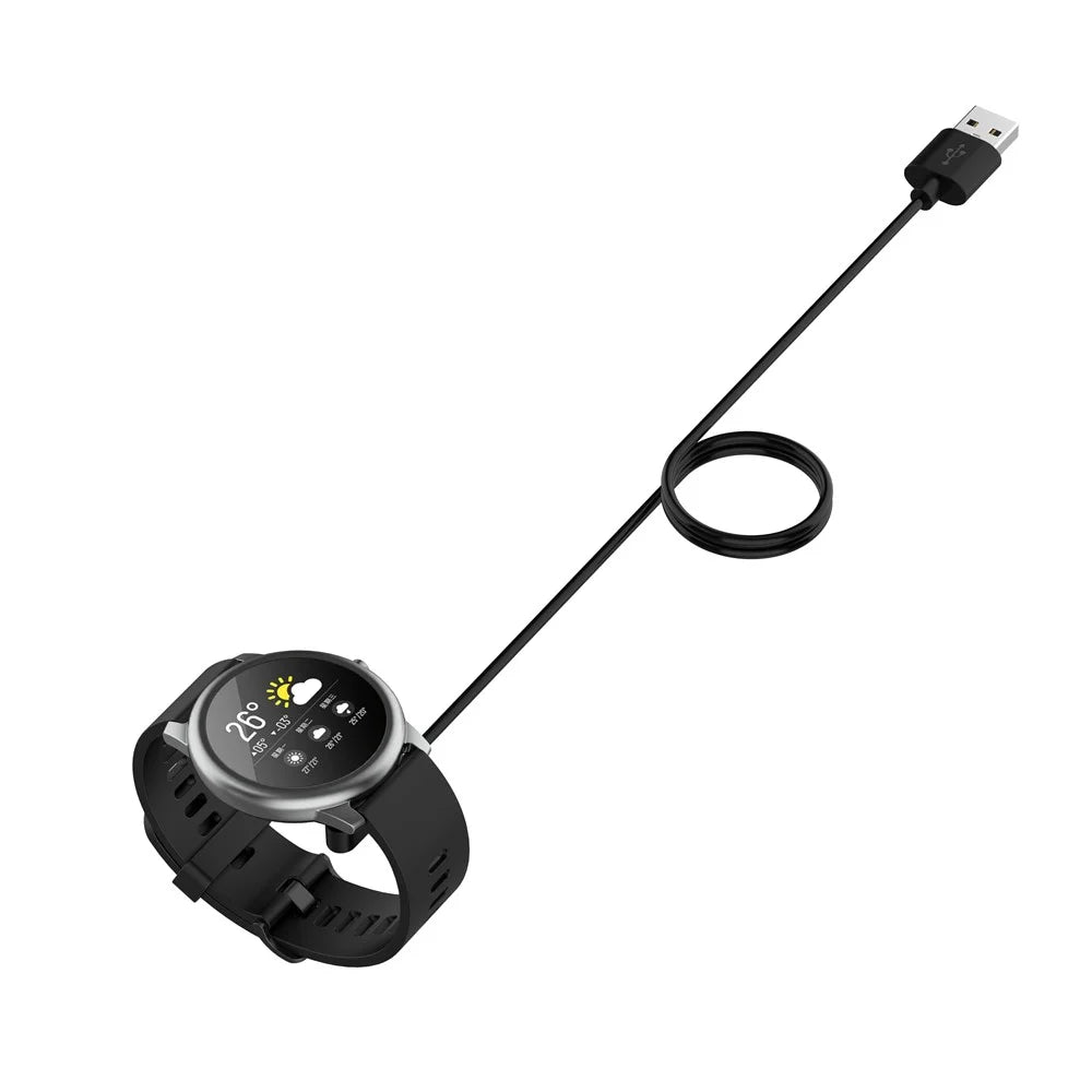 60cm Portable Smart Watch USB Charger Magnetic Charging Cable for Haylou RT2 LS10 - 3