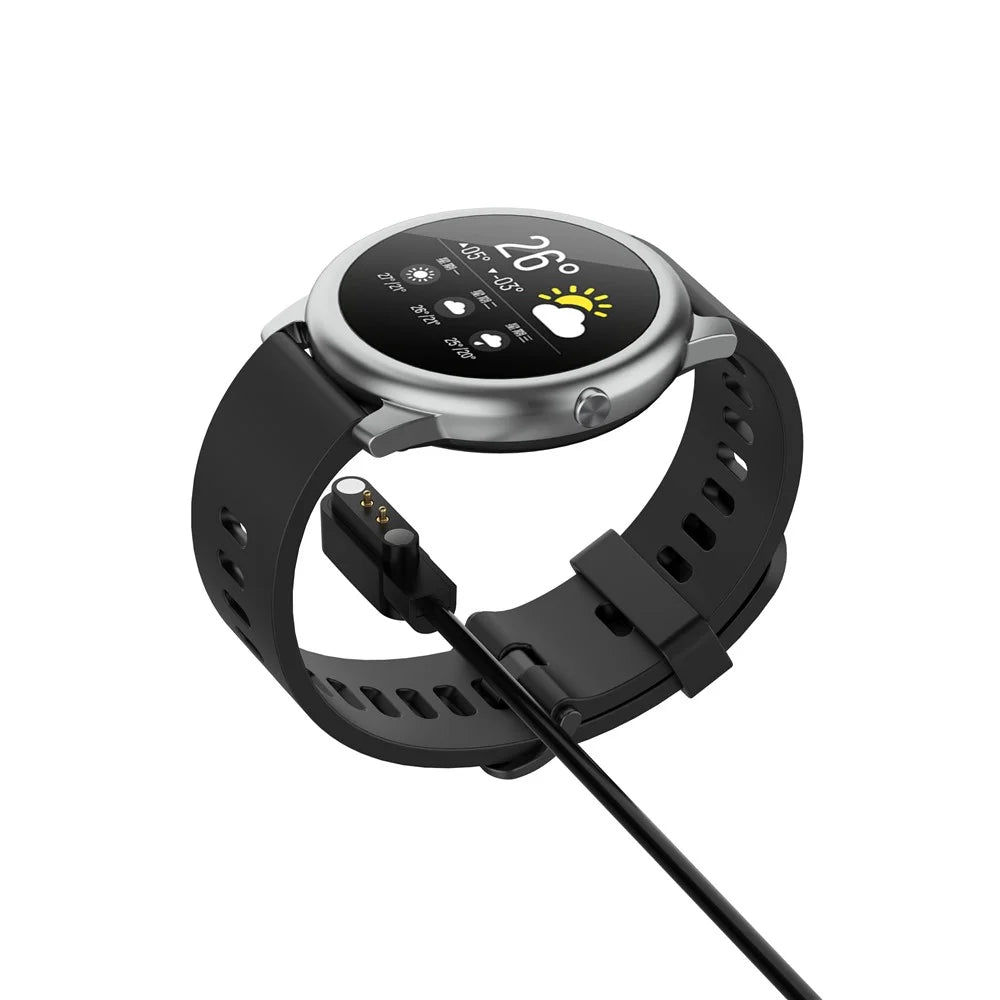 1m Smart Watch Charger Magnetic USB Charging Cable for Haylou RT2 LS10 - 4