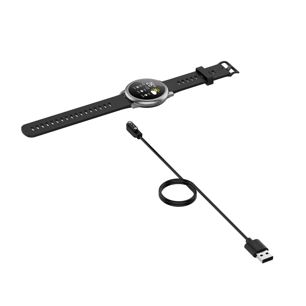1m Smart Watch Charger Magnetic USB Charging Cable for Haylou RT2 LS10 - 5