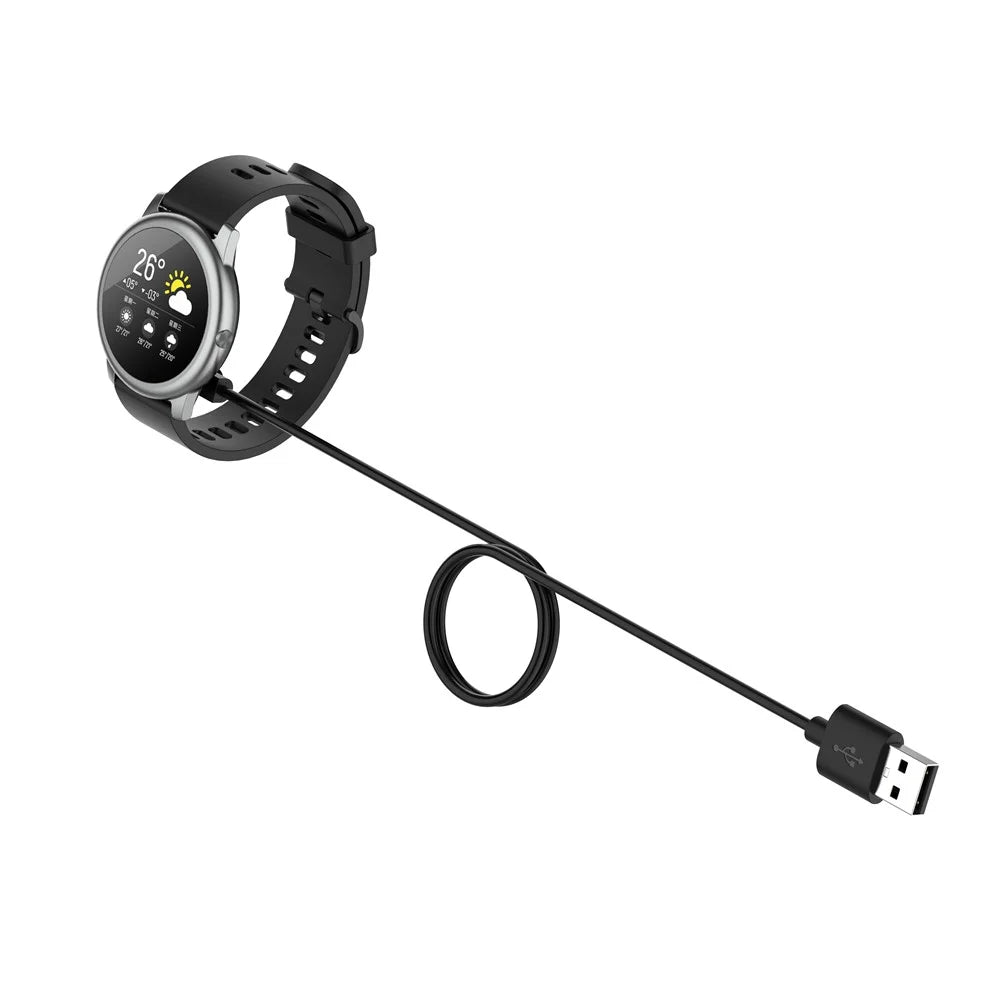 1m Smart Watch Charger Magnetic USB Charging Cable for Haylou RT2 LS10 - 6