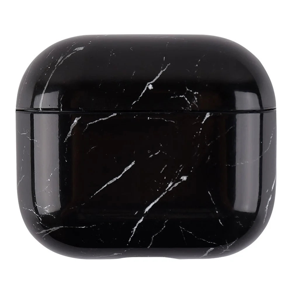 Marble Pattern Dust-proof Hard PC Earphone Charging Box Protective Case Anti-fall Cover for Apple AirPods 3 - S09 - 1