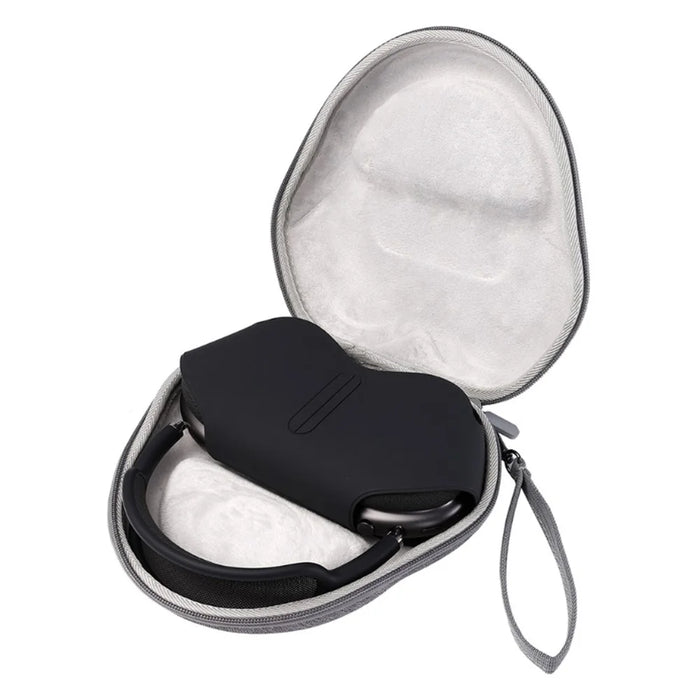 Waterproof EVA Wireless Headset Carrying Case Hand Strap Headphone Storage Bag Travel Protective Cover for AirPods Max - 2
