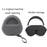 Waterproof EVA Wireless Headset Carrying Case Hand Strap Headphone Storage Bag Travel Protective Cover for AirPods Max - 3