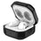 Suitcase Design Stripe TPU Case Bluetooth-compatible Earphone Anti-drop Protective Cover for Samsung Galaxy Buds2/Live/Pro - Black - 1