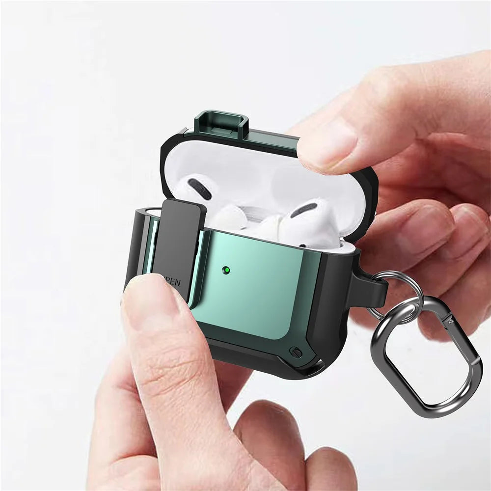 Wireless Earphone Charging Case Sleeve Anti-drop TPU+PC Protective Cover with Snap-on Lid Design for AirPods 3 - Style 1 - 6
