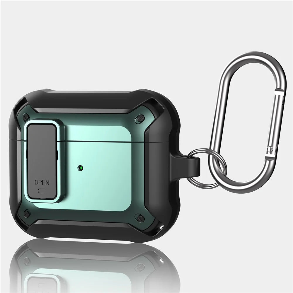Wireless Earphone Charging Case Sleeve Anti-drop TPU+PC Protective Cover with Snap-on Lid Design for AirPods 3 - Style 1 - 7