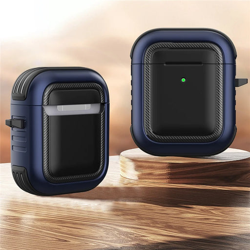 Fashion TPU+PC Anti-drop Dust-proof Wireless Earphone Case Protective Cover for Apple AirPods with Charging Case (2016)/(2019) / AirPods with Wireless Charging Case (2019) - Style 1 - 2