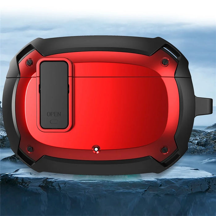 Snap-on Lid Design Bluetooth-compatible Earphone Anti-drop Protective Cover Case for Beats Studio Buds - Style 1 - 2