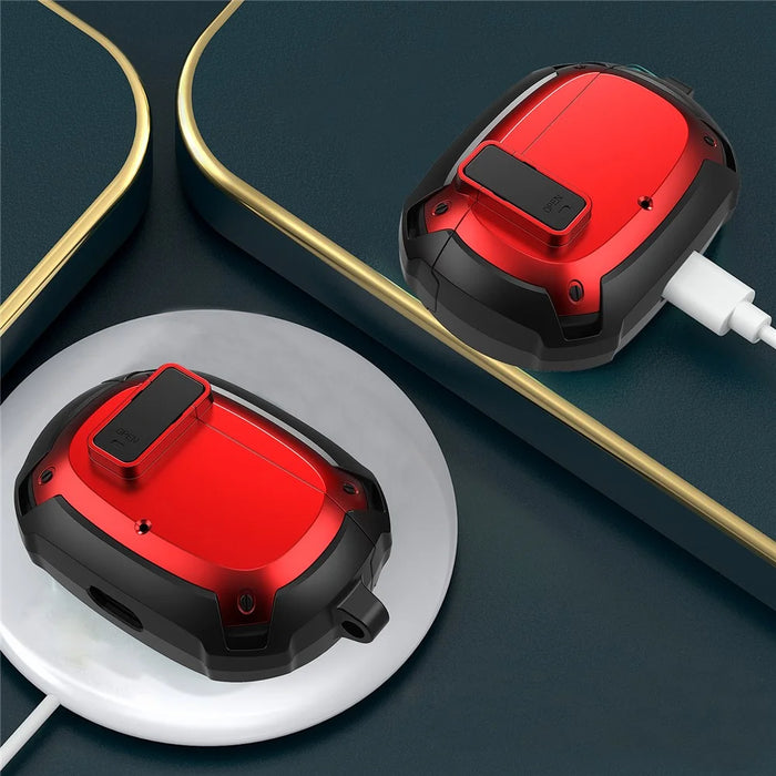 Snap-on Lid Design Bluetooth-compatible Earphone Anti-drop Protective Cover Case for Beats Studio Buds - Style 1 - 4
