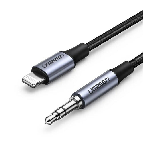 UGREEN 1m MFI Lightning to 3.5mm Cable Male to Male Headphone Jack Adapter for iPhone - 1