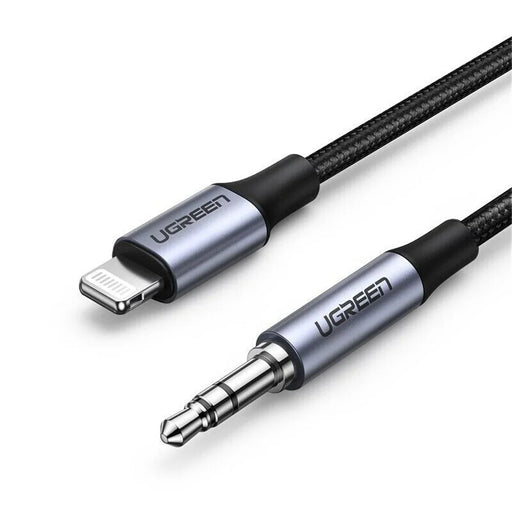 UGREEN 1m MFI Lightning to 3.5mm Cable Male to Male Headphone Jack Adapter for iPhone - 1