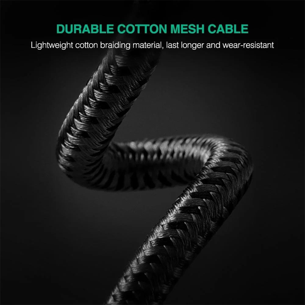 UGREEN 1m AUX Cord 3.5mm Male to Male Stereo Audio Cable for MP3 Player Car Speaker - 7