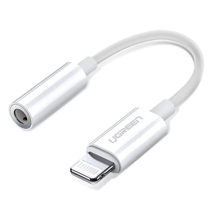 UGREEN For iPhone 13 12 MFI Lightning to 3.5mm Audio Adapter Cable Headphones Converter - 1