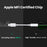 UGREEN For iPhone 13 12 MFI Lightning to 3.5mm Audio Adapter Cable Headphones Converter - 4