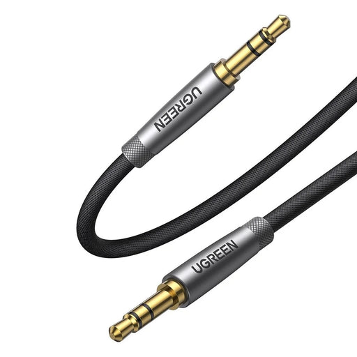 UGREEN 1m 3.5mm Jack Male to Male AUX Cord HiFi Sound Nylon Braided Audio Cable for Car Audio Headphone Speaker Amplifier - 1