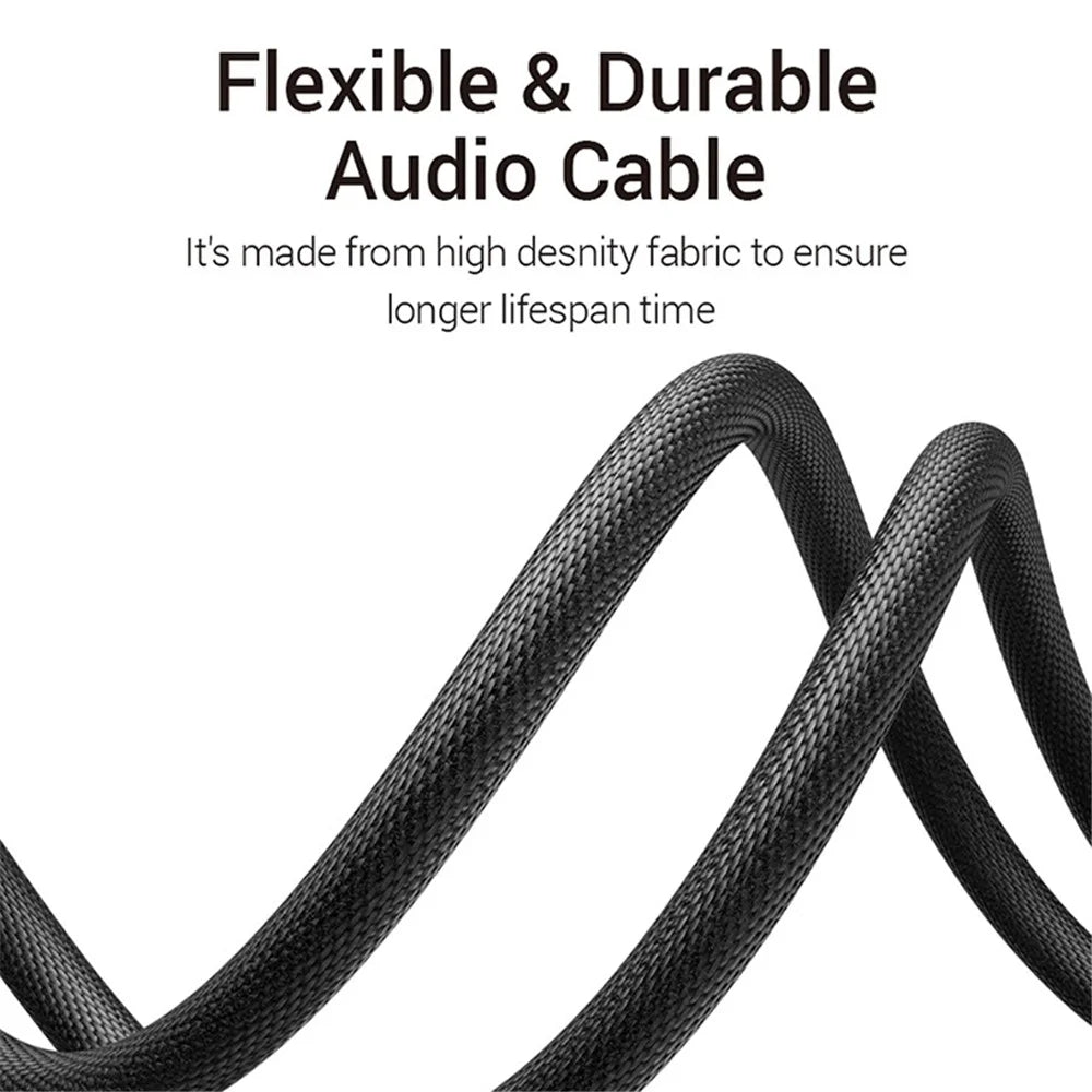 UGREEN 1.5m 3.5mm Aux Cable TRRS Cable Male to Male Audio Stereo Jack HiFi Cable for Cellphone Speaker Car Headphone - 7