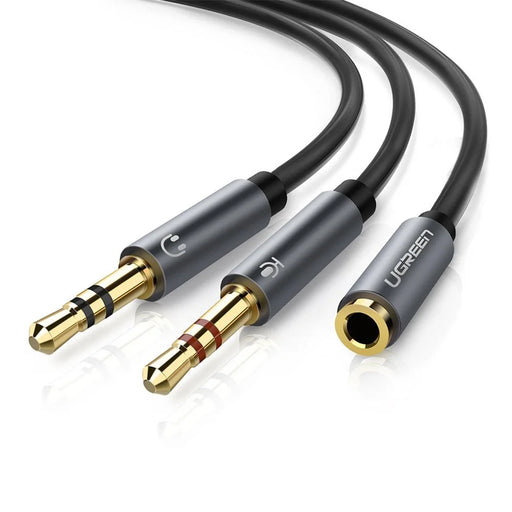 UGREEN 3.5mm Stereo Y Splitter Cable 1 Female to 2 Male Headphone Adapter Cord - 1