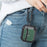 For Apple AirPods 3 Bluetooth-compatible Earphone Protective Case TPU + Hardware Charging Box Shell with Keychain - Green - 5