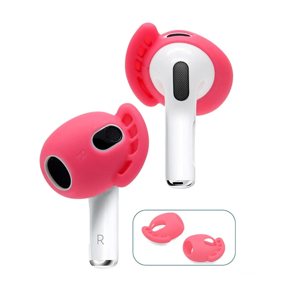 For AirPods 3 (2021) Ear Tips Anti-slip Silicone Earbuds Cover 1Pair In-Ear Wireless Headset Protector - Midnight Blue - 4