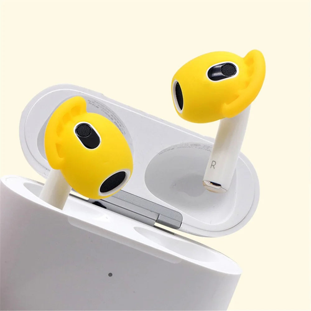 For AirPods 3 (2021) Ear Tips Anti-slip Silicone Earbuds Cover 1Pair In-Ear Wireless Headset Protector - Midnight Blue - 5