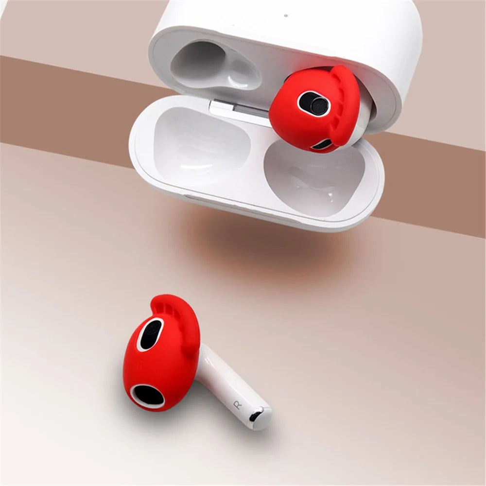 For AirPods 3 (2021) Ear Tips Anti-slip Silicone Earbuds Cover 1Pair In-Ear Wireless Headset Protector - Midnight Blue - 6