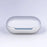 For Samsung Galaxy Buds Electroplating Hard PC Earphone Case Charging Box Protective Cover - Silver - 5