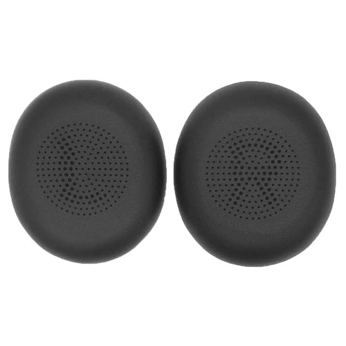 JZF-376 1Pair Protein Leather Ear Cushions Compatible with Jabra ELITE 45h Headset Replacement Ear Pads Cover Headphones Ear Cups - Black - 1