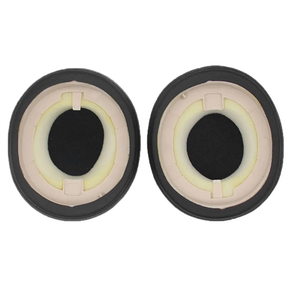 JZF-376 1Pair Protein Leather Ear Cushions Compatible with Jabra ELITE 45h Headset Replacement Ear Pads Cover Headphones Ear Cups - Black - 3