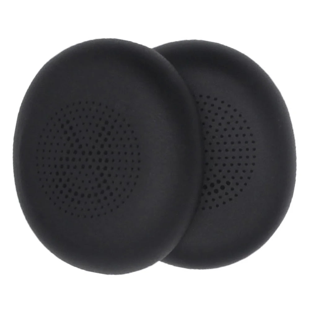 JZF-376 1Pair Protein Leather Ear Cushions Compatible with Jabra ELITE 45h Headset Replacement Ear Pads Cover Headphones Ear Cups - Black - 6