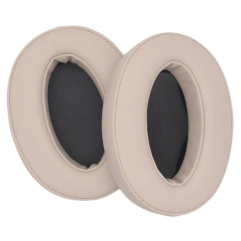 JZF-369 Headset Ear Cushions for Sony WH-H910N Replacement Ear Pads Cover 1Pair Protein Leather Headphones Ear Cups - Beige - 6