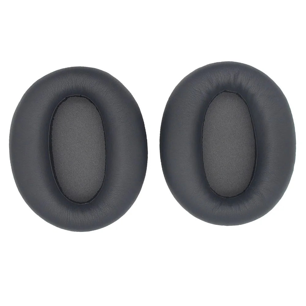 JZF-370 Protein Leather Ear Cushions for EDIFIER W820NB Headset Replacement Ear Pads Cover 1Pair Headphones Ear Cups - Titanium Grey - 1