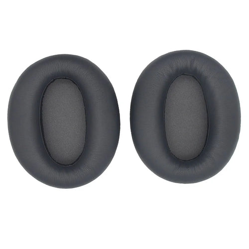 JZF-370 Protein Leather Ear Cushions for EDIFIER W820NB Headset Replacement Ear Pads Cover 1Pair Headphones Ear Cups - Titanium Grey - 1
