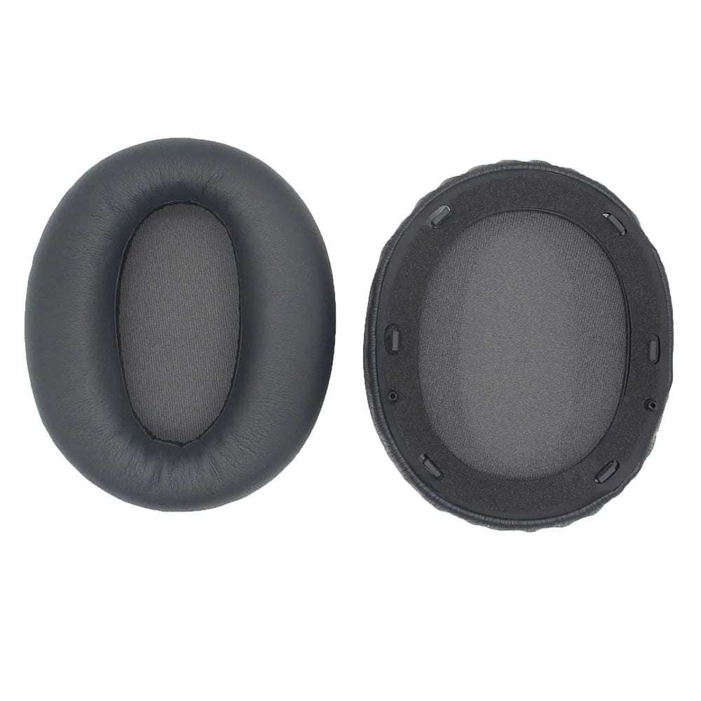 JZF-370 Protein Leather Ear Cushions for EDIFIER W820NB Headset Replacement Ear Pads Cover 1Pair Headphones Ear Cups - Titanium Grey - 2