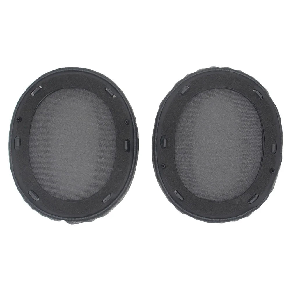 JZF-370 Protein Leather Ear Cushions for EDIFIER W820NB Headset Replacement Ear Pads Cover 1Pair Headphones Ear Cups - Titanium Grey - 3