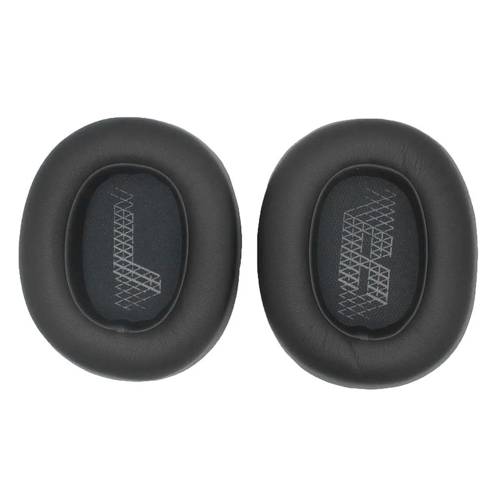 JZF-373 For JBL Live 650BTNC/660/E65BTNC/Duet NC Headset Ear Cushions 1Pair Protein Leather Ear Cups Headphones Ear Pads Cover - Black - 1