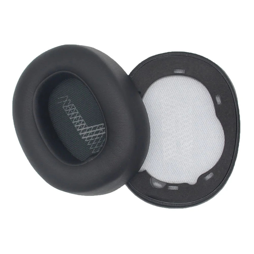 JZF-373 For JBL Live 650BTNC/660/E65BTNC/Duet NC Headset Ear Cushions 1Pair Protein Leather Ear Cups Headphones Ear Pads Cover - Black - 5